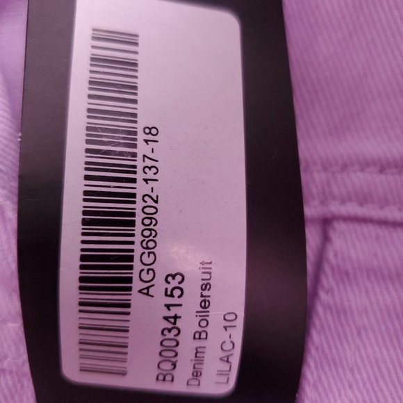 Nasty Gal Lilac Denim Jumpsuit - Picture 6 of 8